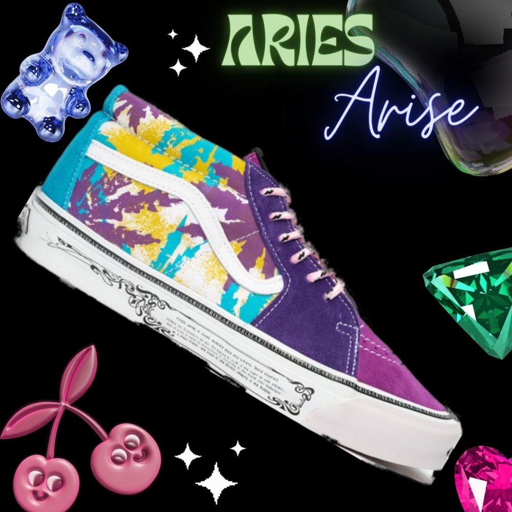 Vans Vault  Aries Arise UA OG Sk8 Mid LX Weed Bright '21 Men's Sizing